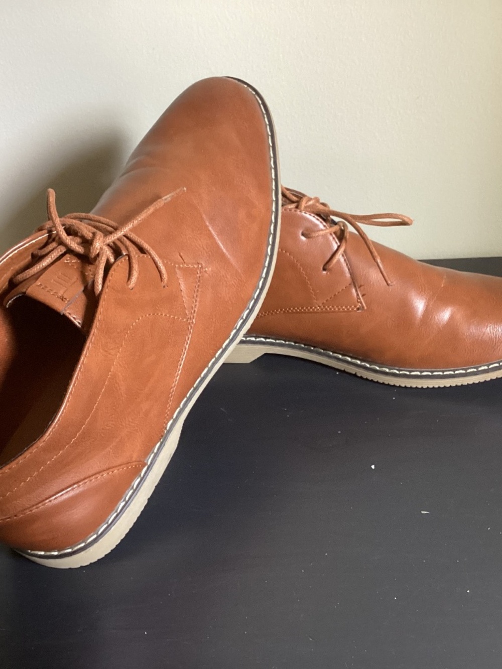 Men’s London Fog Blackburn Chukka Boots Tan Brown Memory Foam Insole Size 11